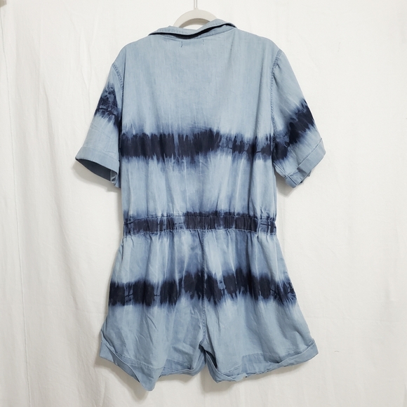 Fashion To Figure Indigo Tiedye Romper NEW - Picture 7 of 13